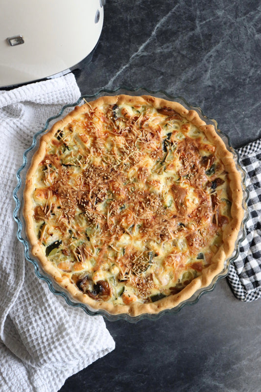 Recette: Quiche au saumon