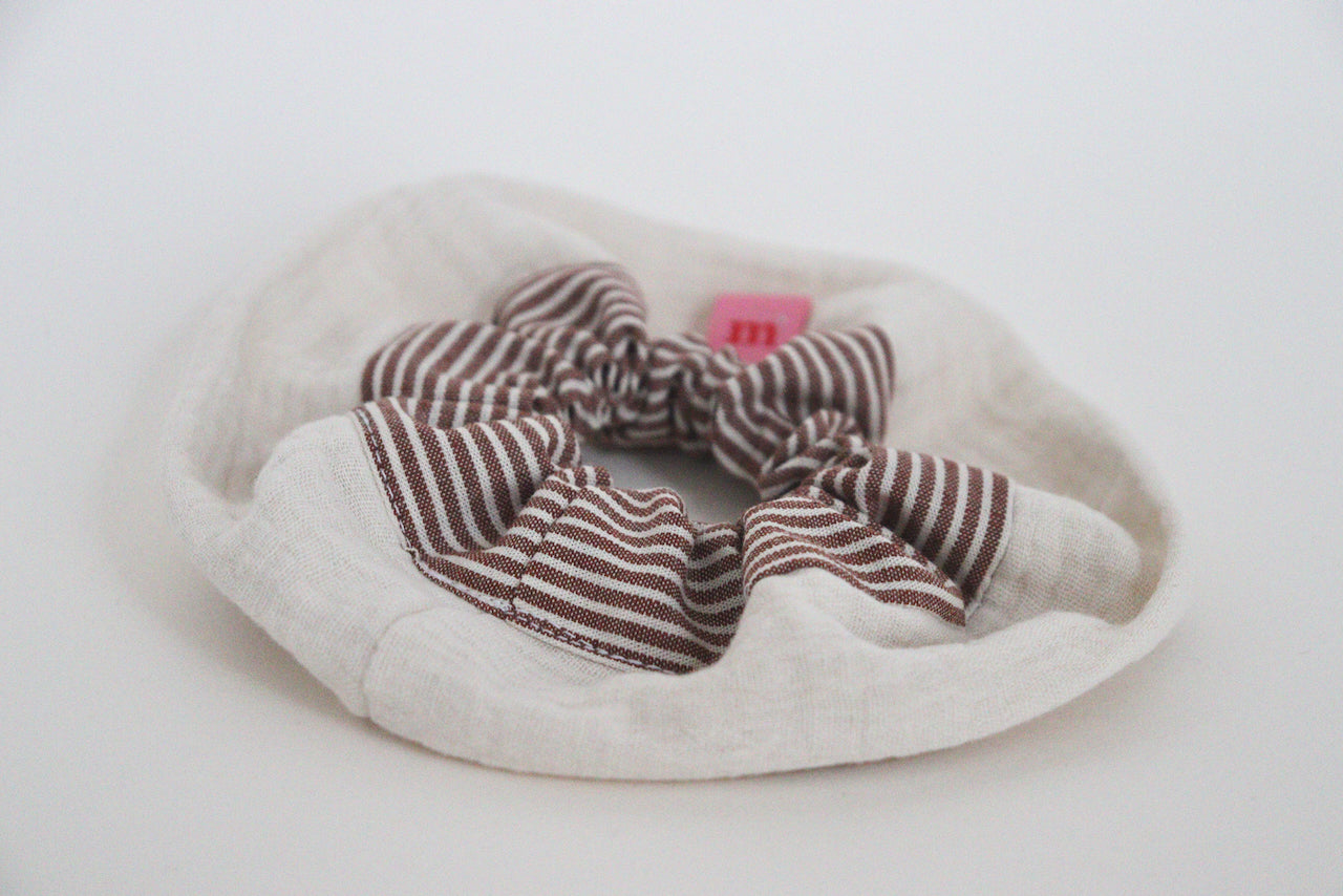 Poppy rayé Noisette
