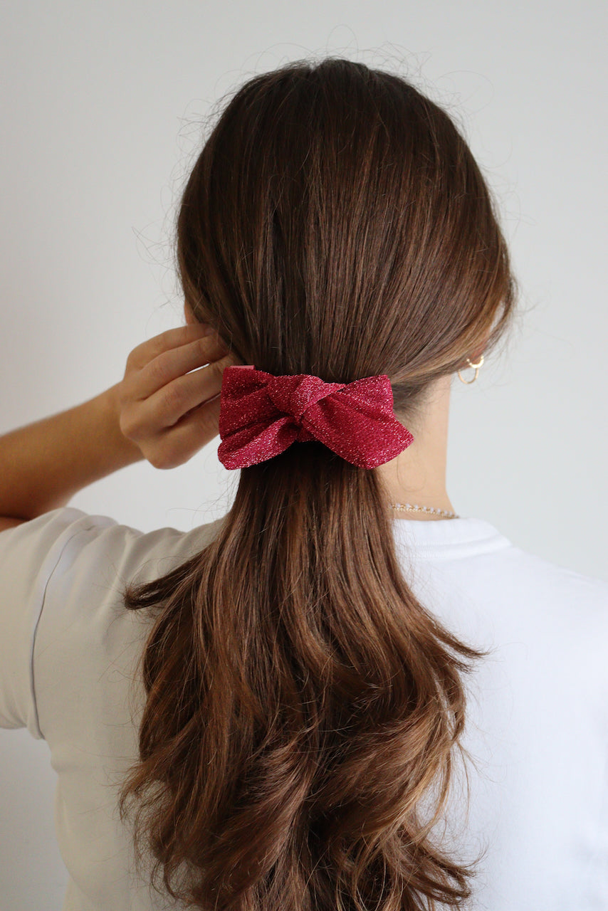 Louise Glitter Fuchsia