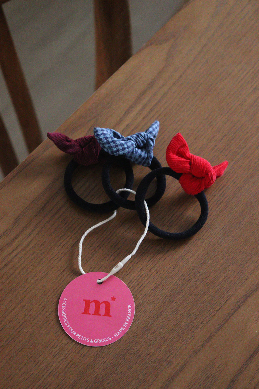 Trio Heidi Girl Seersucker bleu