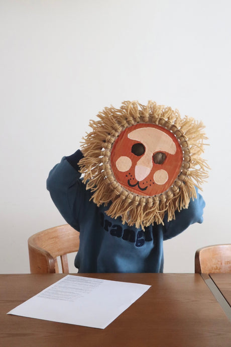 Un masque de lion pour les minis !