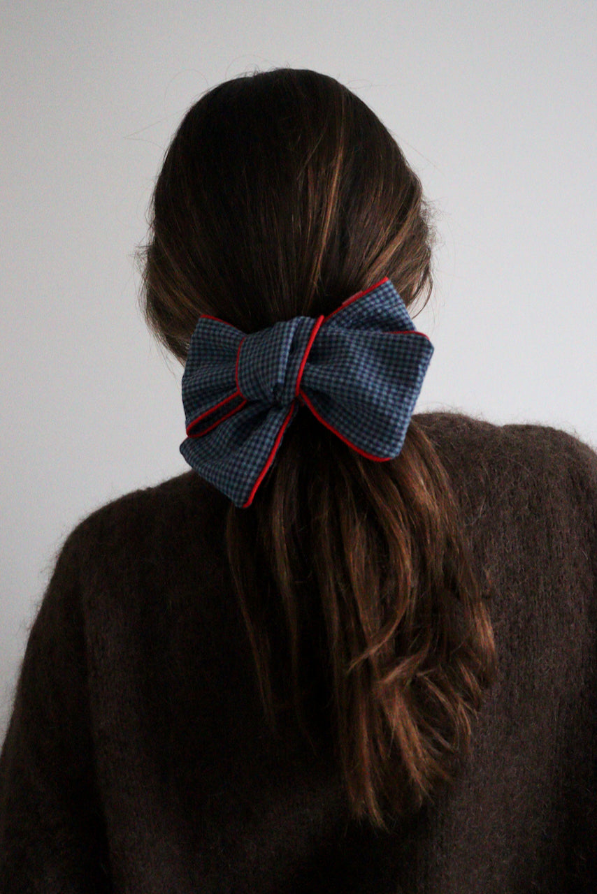 Anja Seersucker bleu