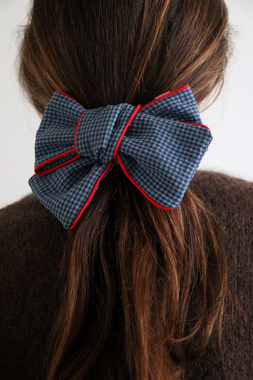 Anja Seersucker bleu