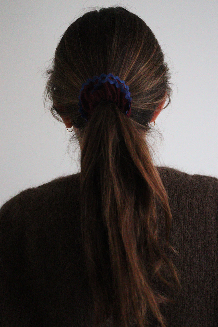 Kelly Velours bordeaux