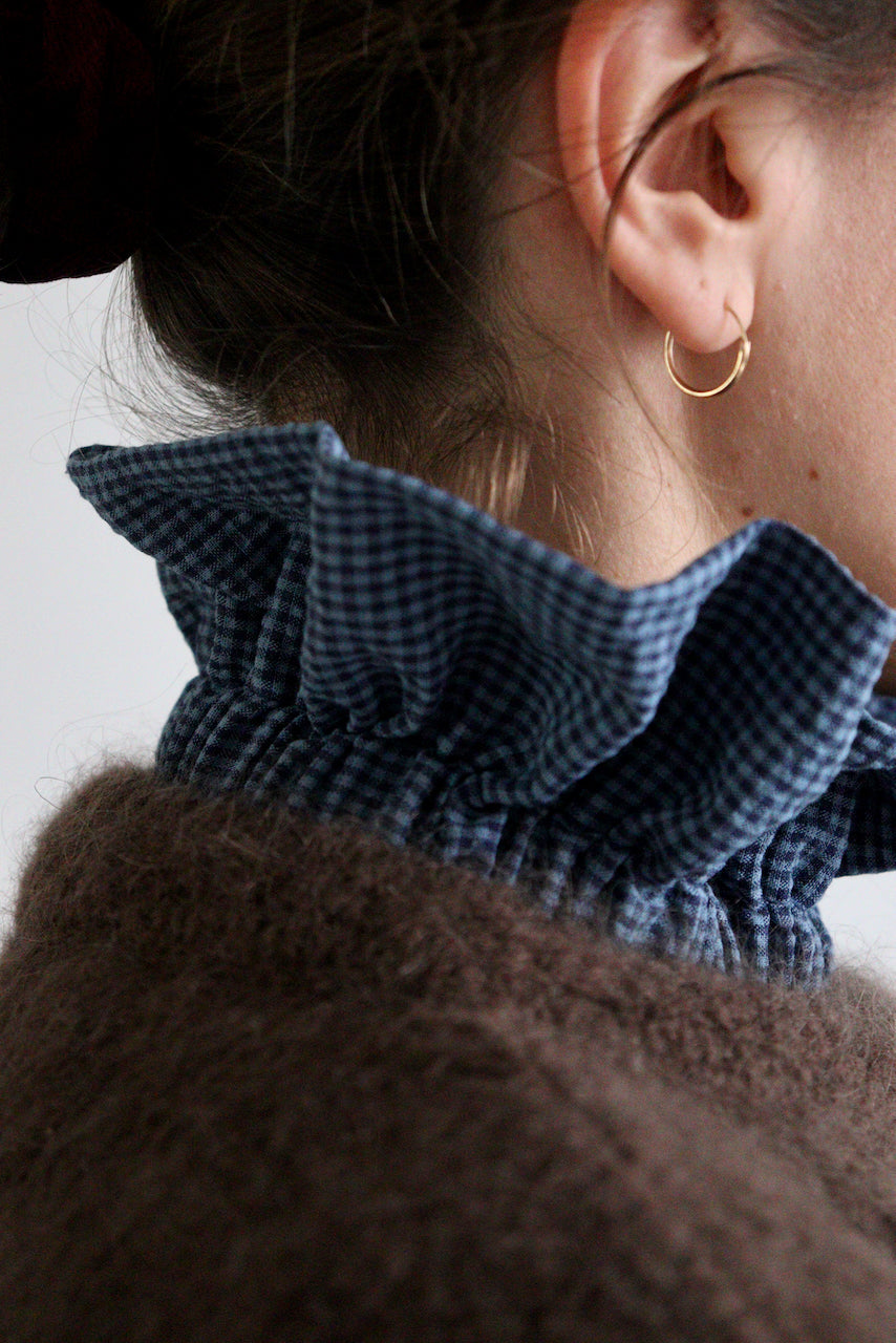 Barry seersucker bleu