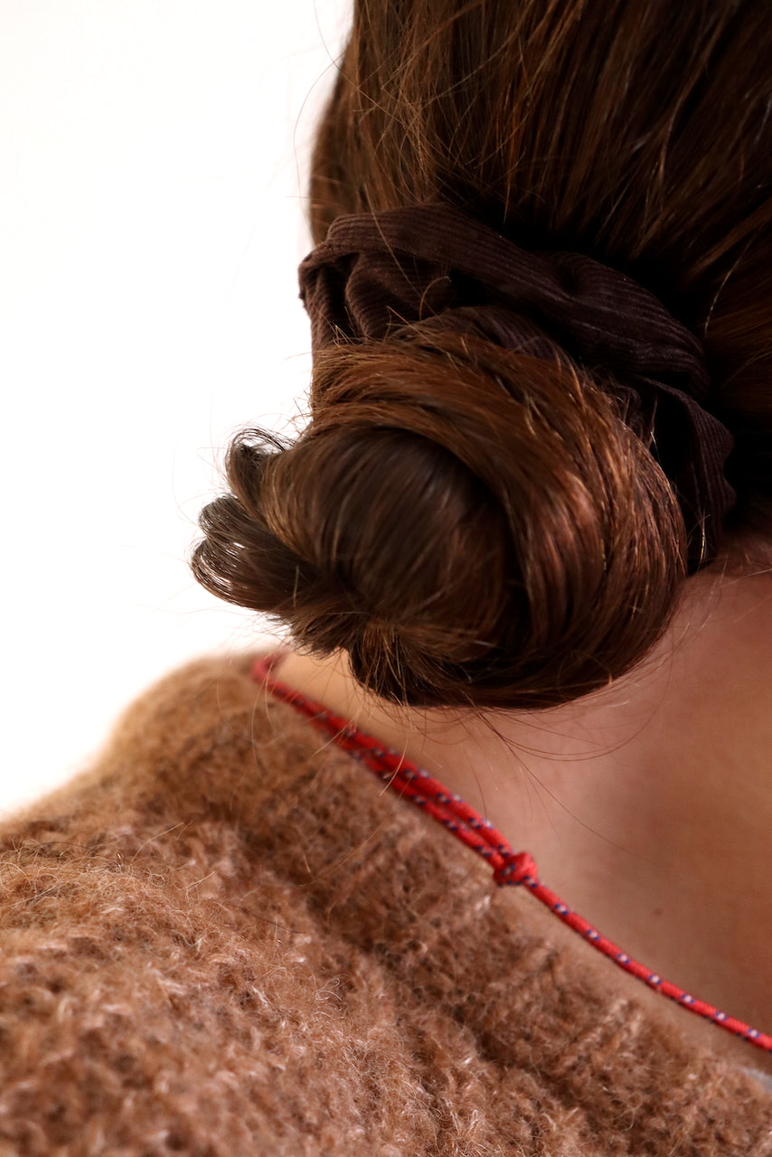 Bridget velours marron