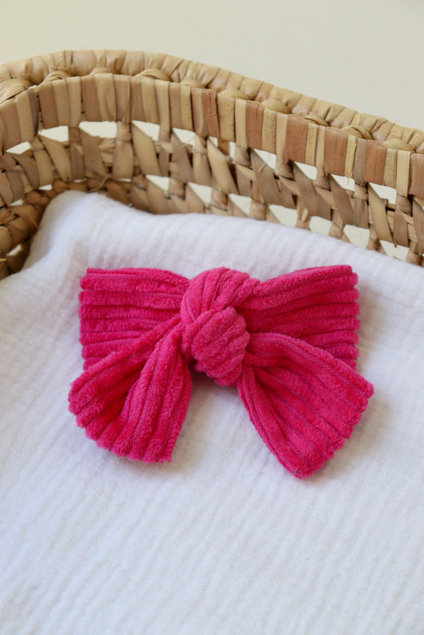 Louise Velours Fuchsia