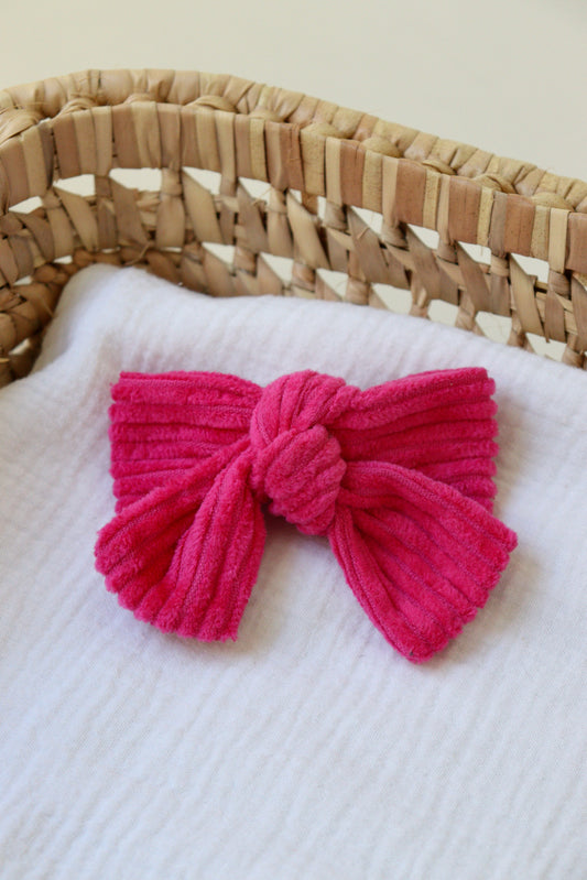 Louise Velours Fuchsia