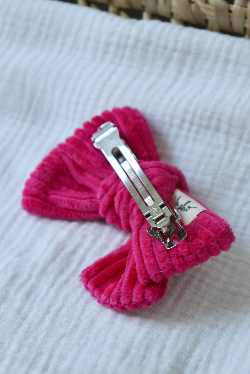 Louise Velours Fuchsia