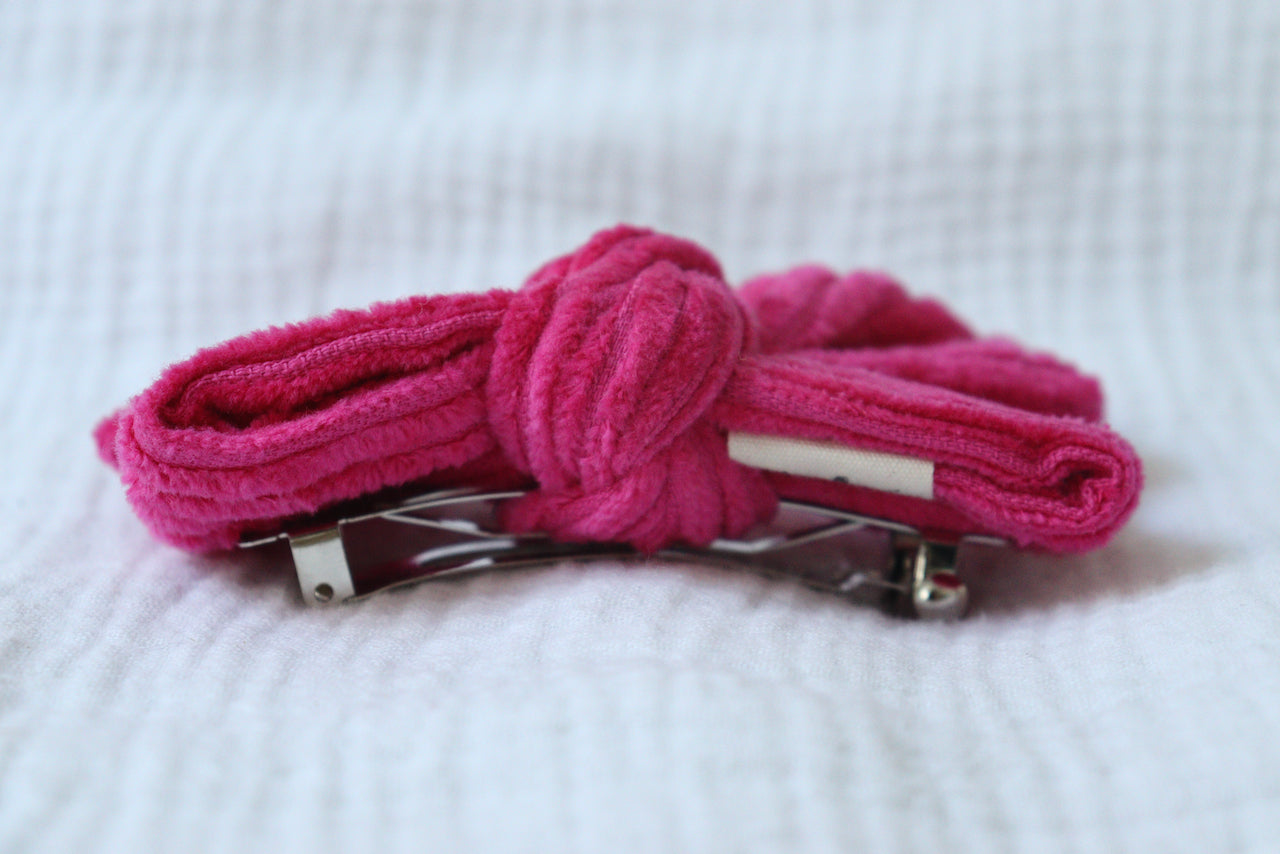 Louise Velours Fuchsia