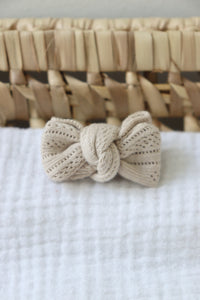 Anna Pointelle Beige