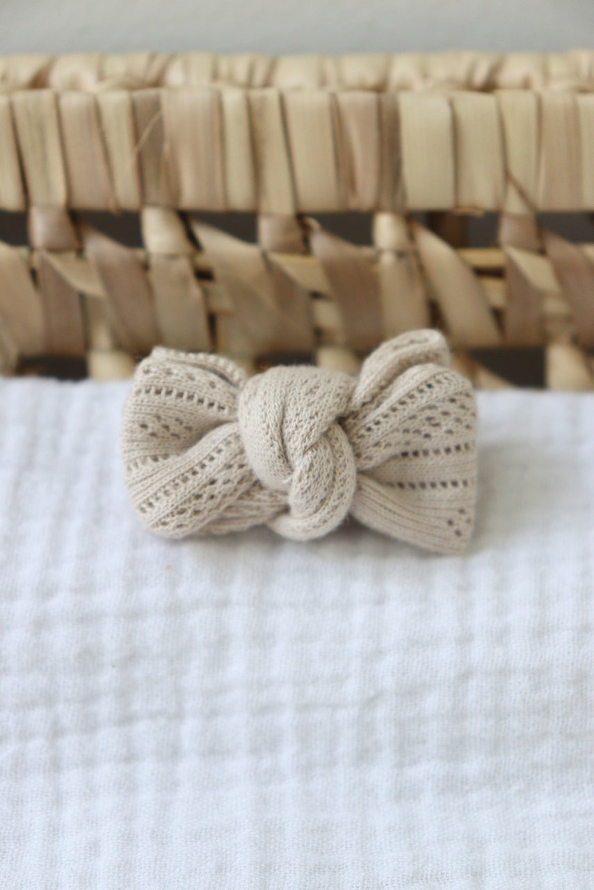 Anna Pointelle Beige