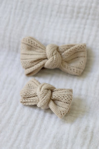 Anna Pointelle Beige