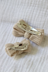 Anna Pointelle Beige