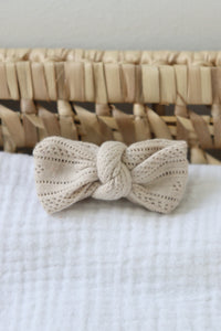 Anna Pointelle Beige