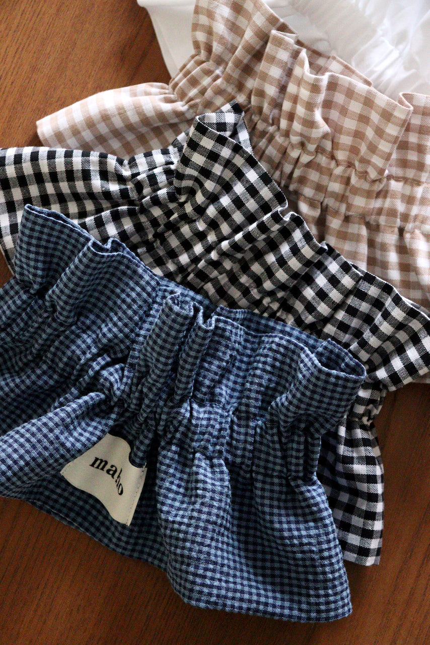 Bernie seersucker bleu