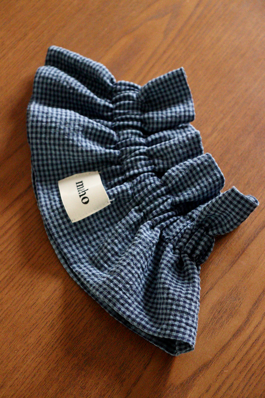 Bernie seersucker bleu