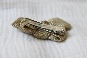 Isaure paillettes or