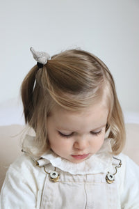 Heidi gaze fleurs Beige