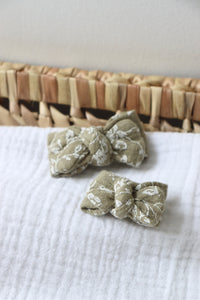 Anna gaze fleurs Olive