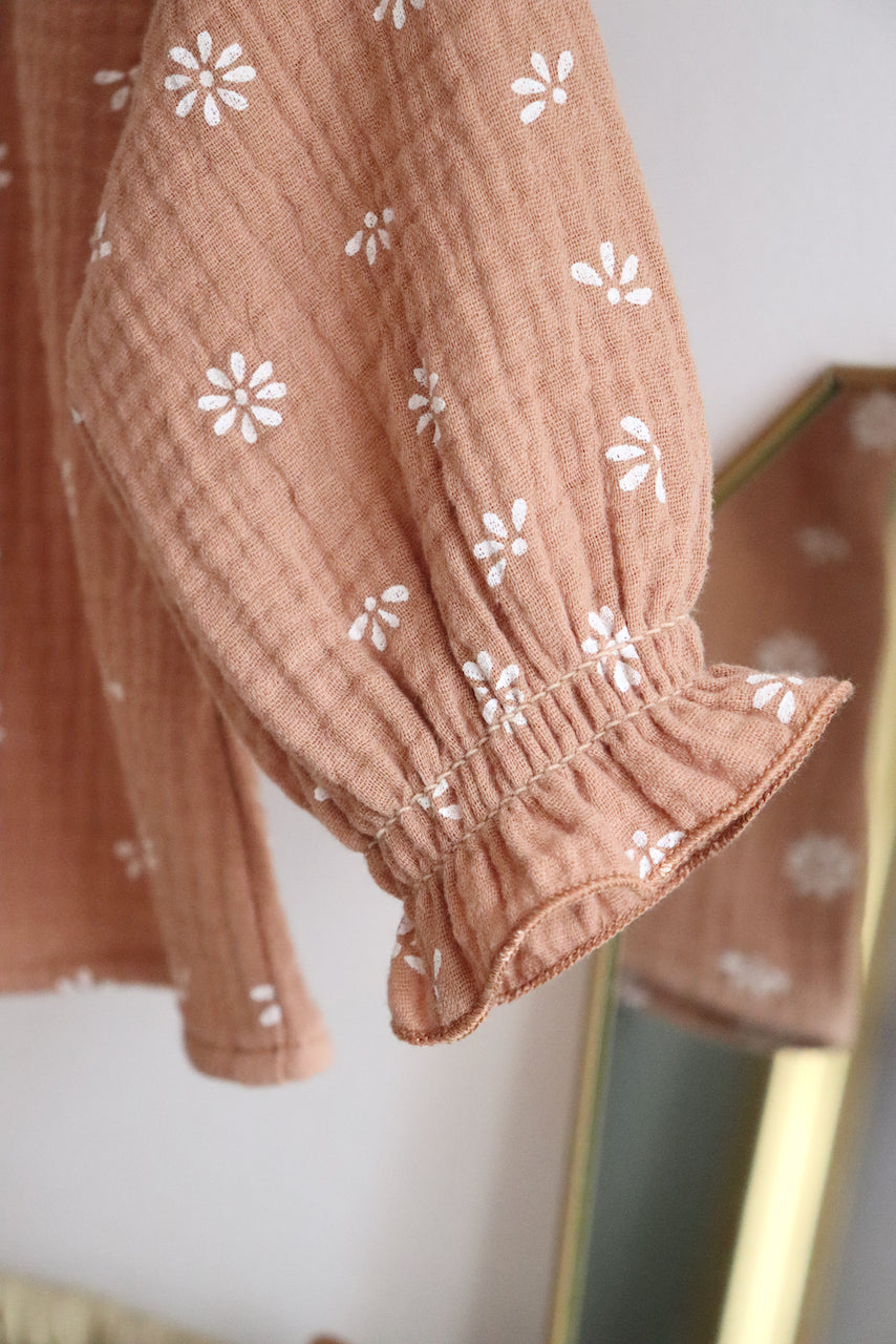 Charlie gaze fleurs Argile