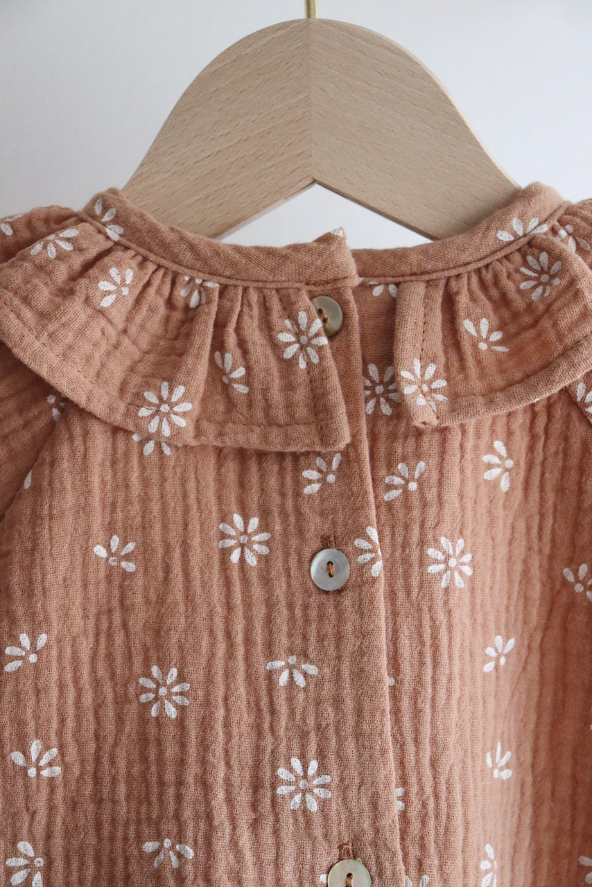 Charlie gaze fleurs Argile