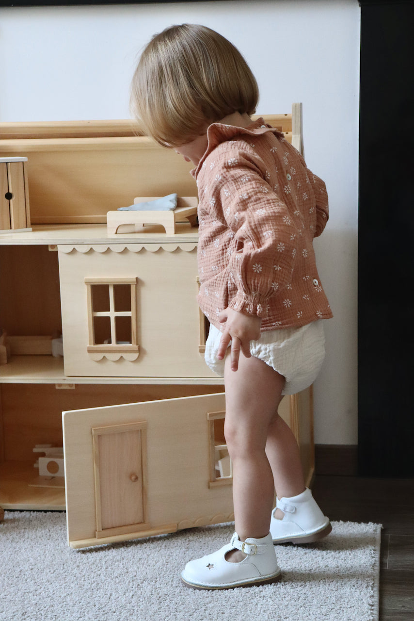 Charlie gaze fleurs Argile