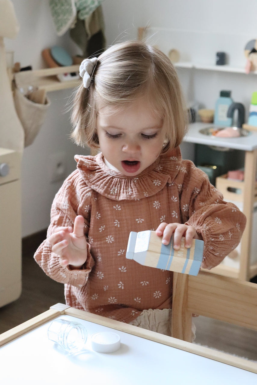 Charlie gaze fleurs Argile