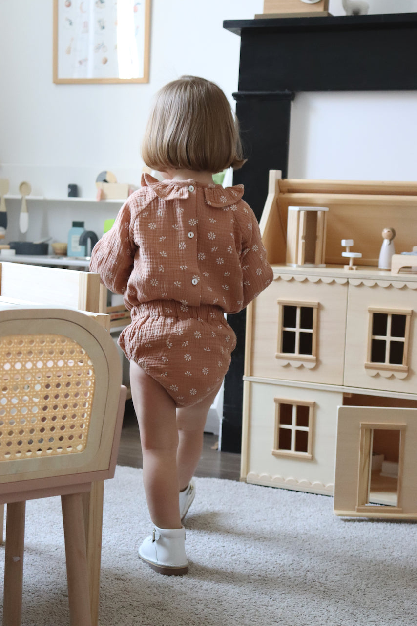 Gaston gaze fleurs Argile