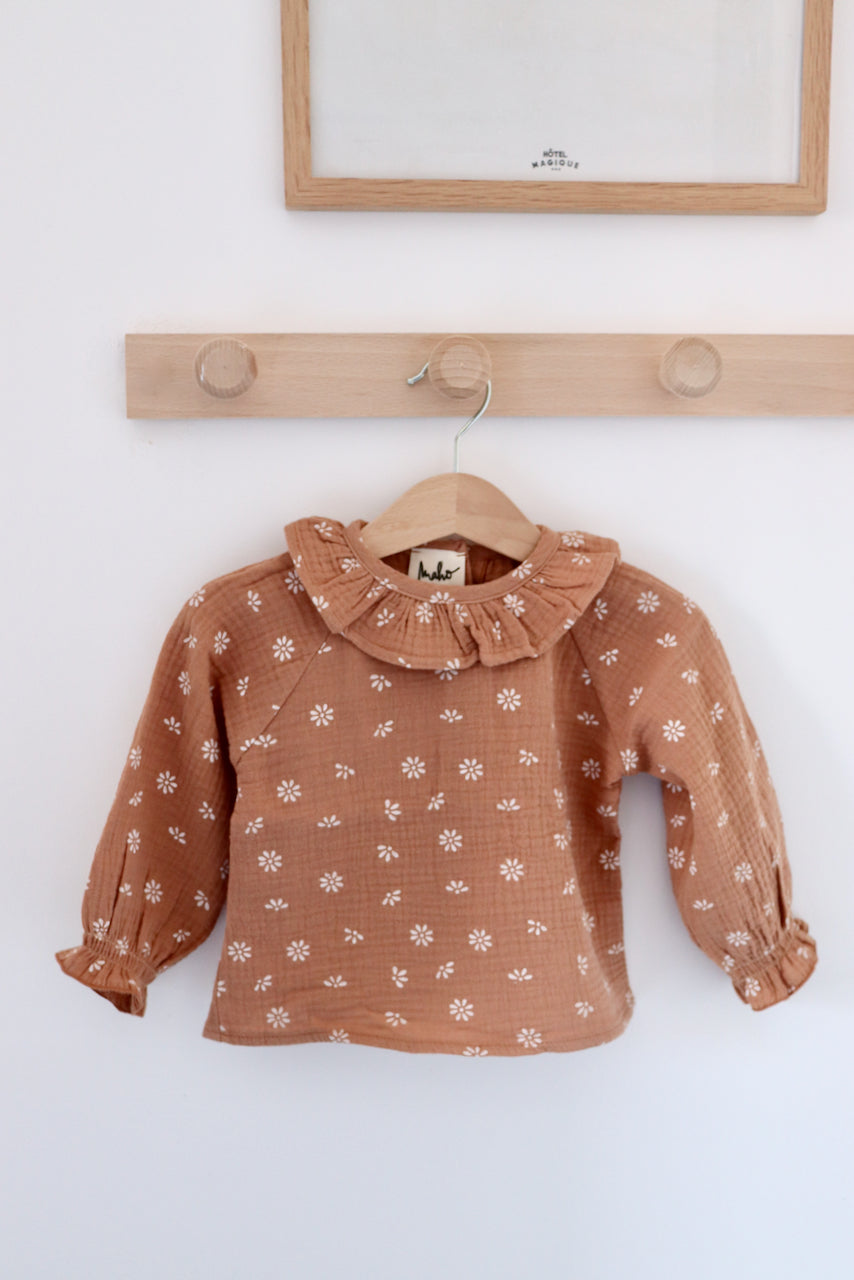 Charlie gaze fleurs Argile