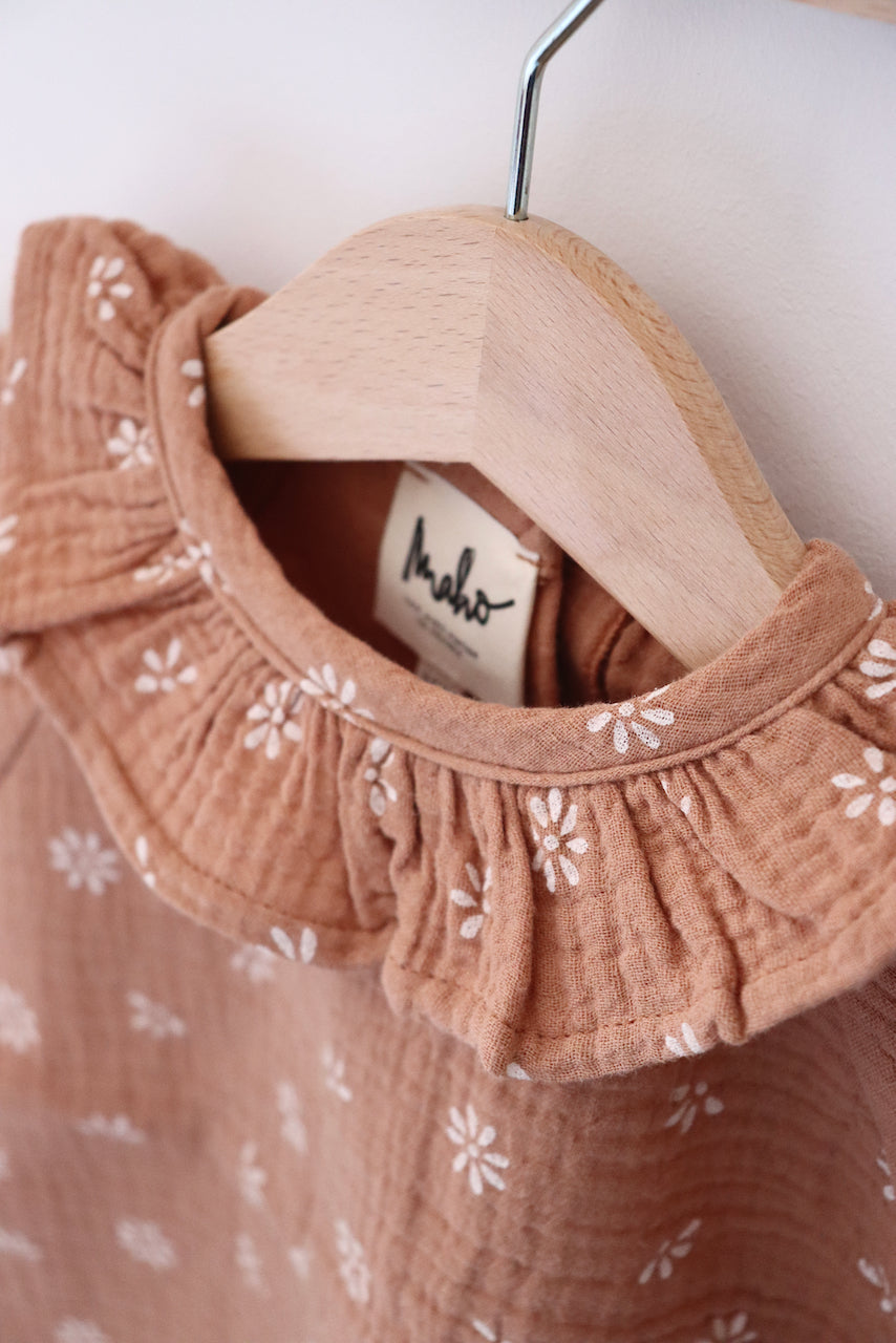 Charlie gaze fleurs Argile