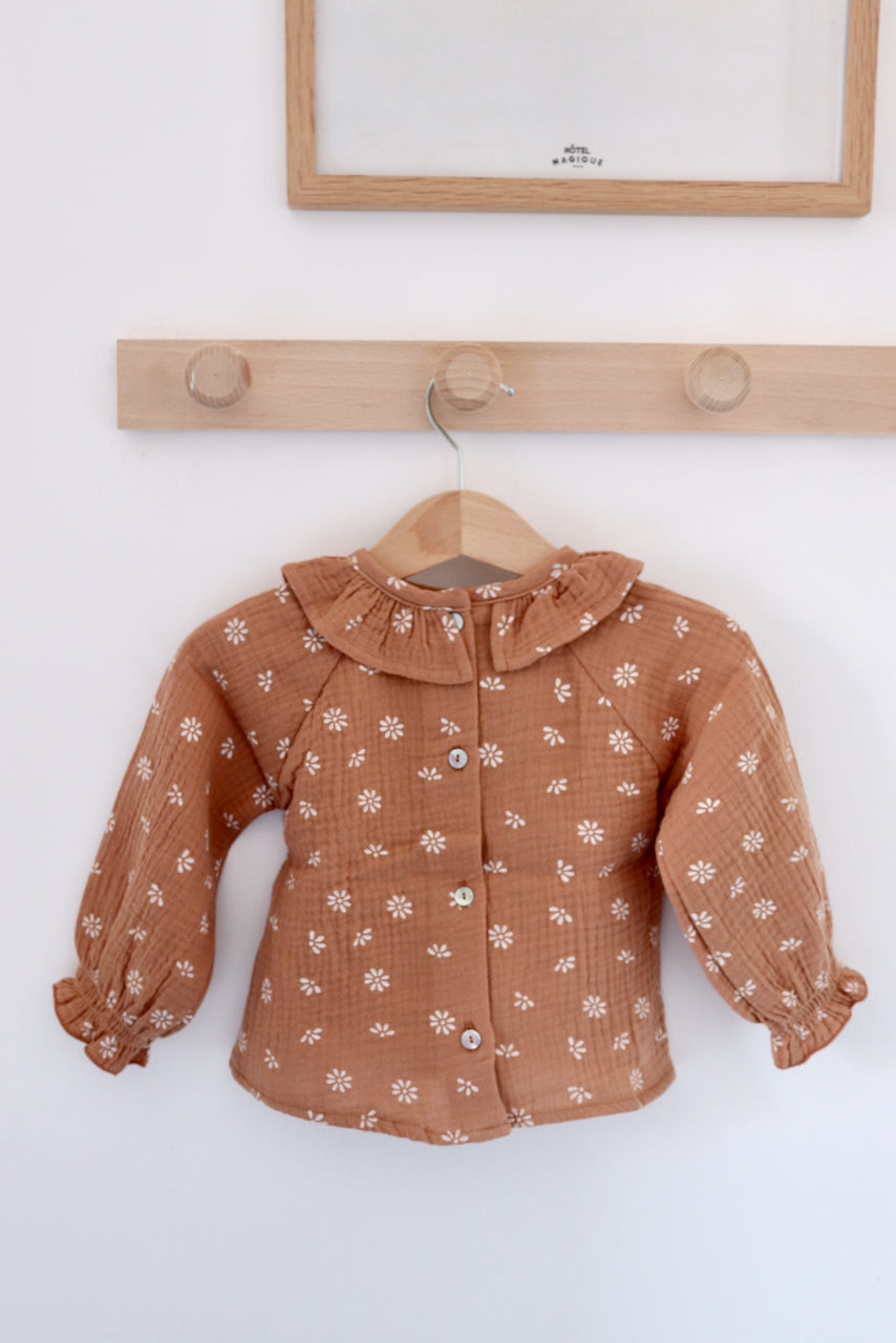 Charlie gaze fleurs Argile