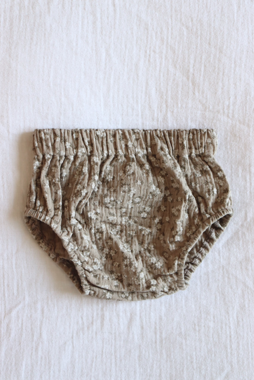 Gaston gaze fleurs Beige