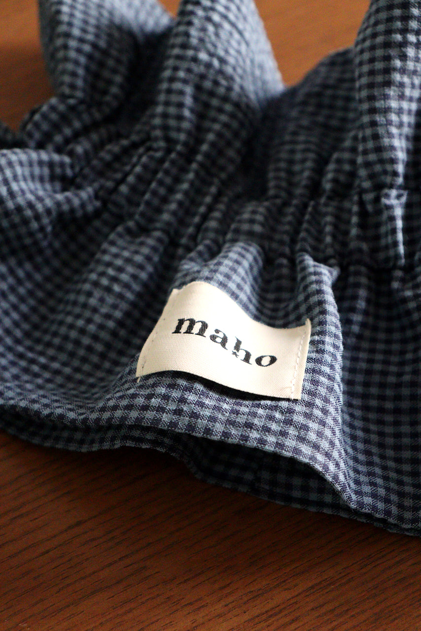 Barry seersucker bleu