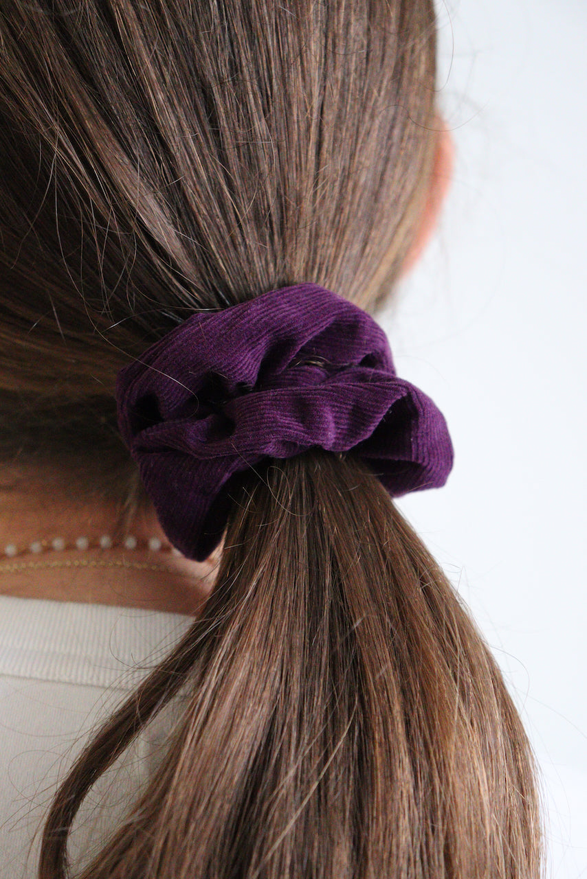 Bridget velours violet