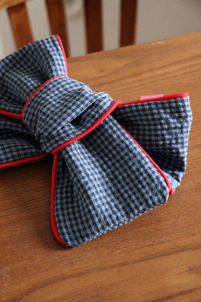 Anja Seersucker bleu