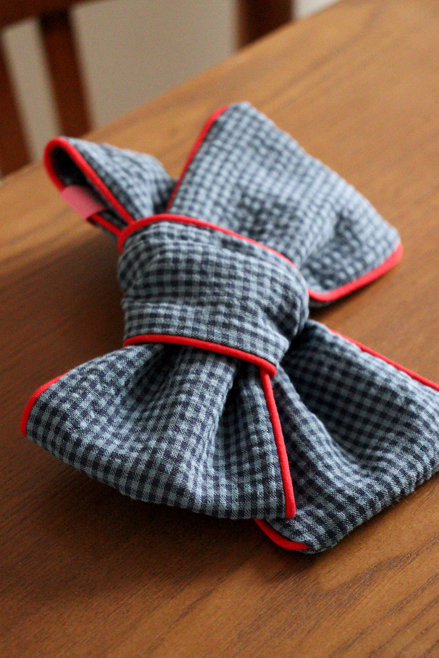 Anja Seersucker bleu