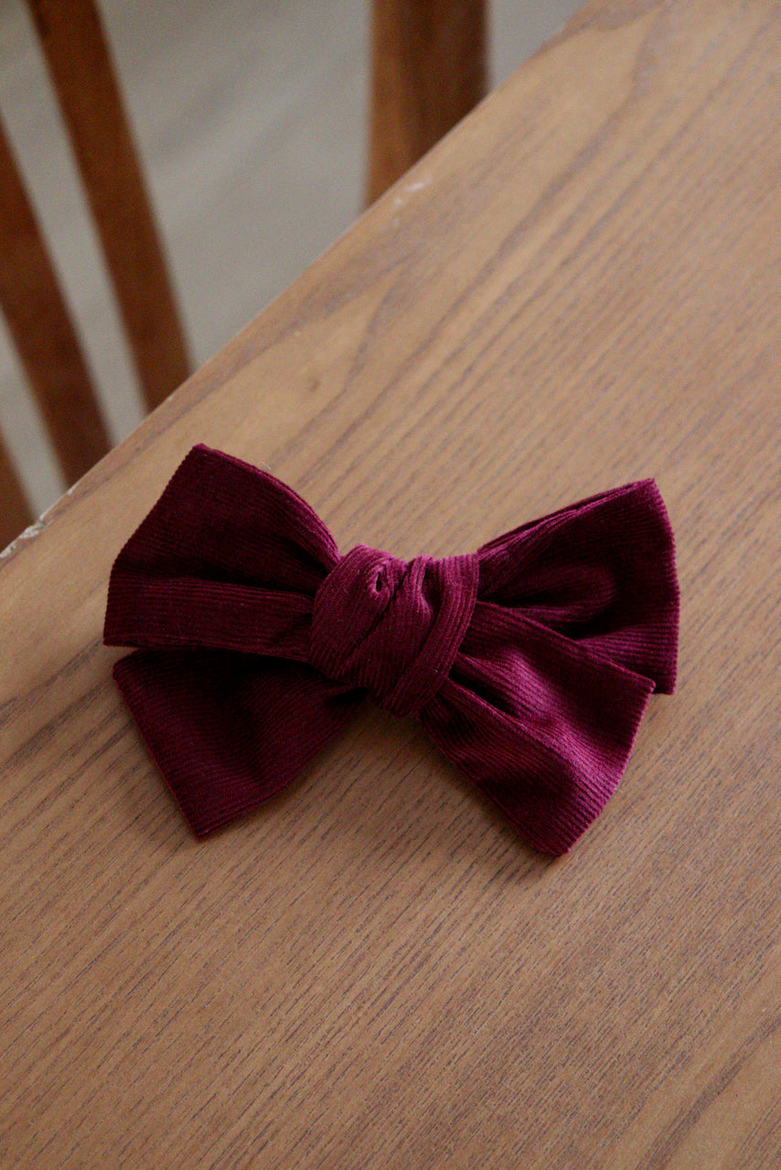 Louise Velours bordeaux