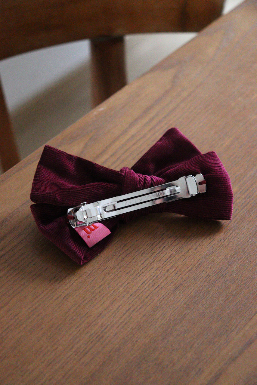 Louise Velours bordeaux