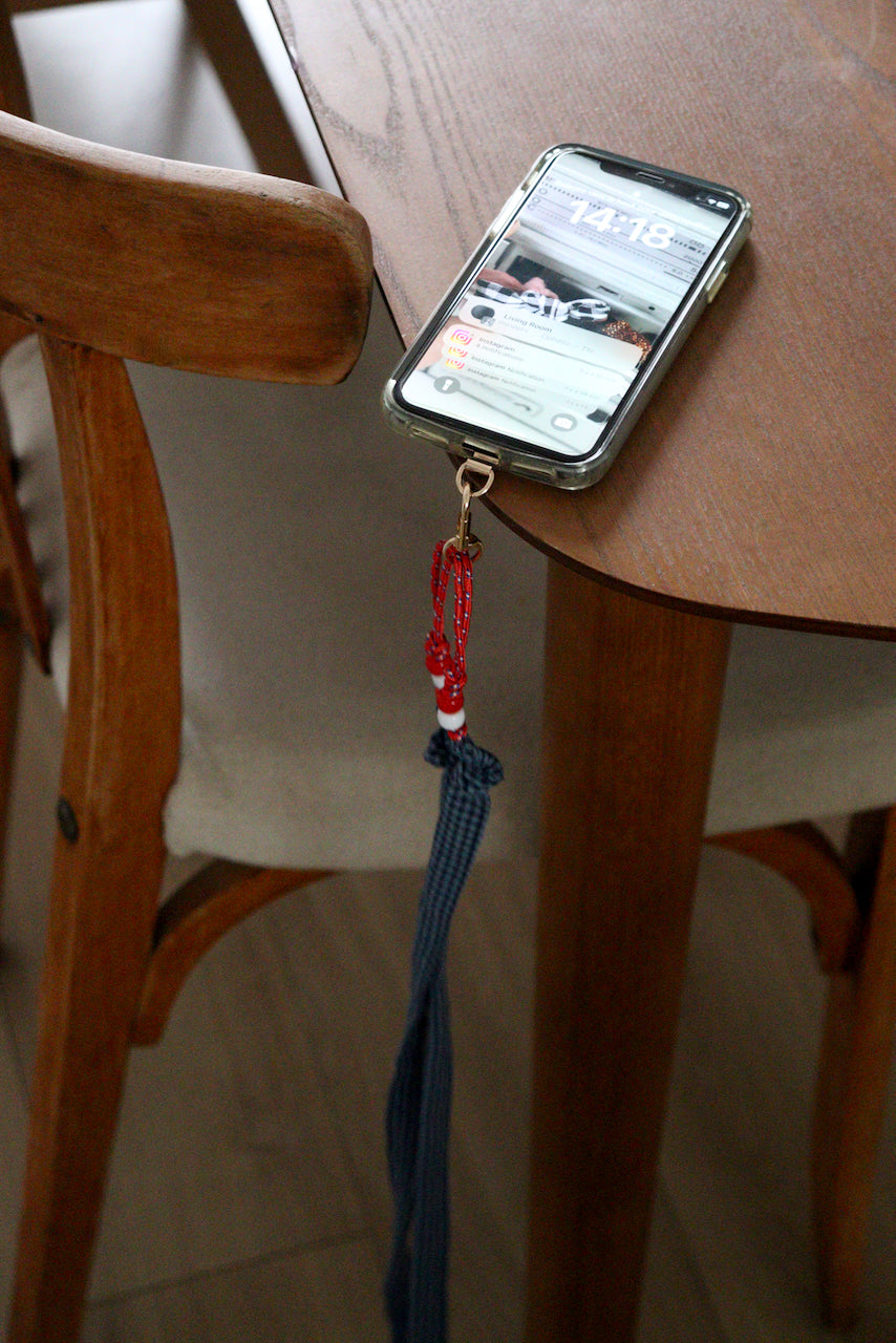 César Seersucker Bleu