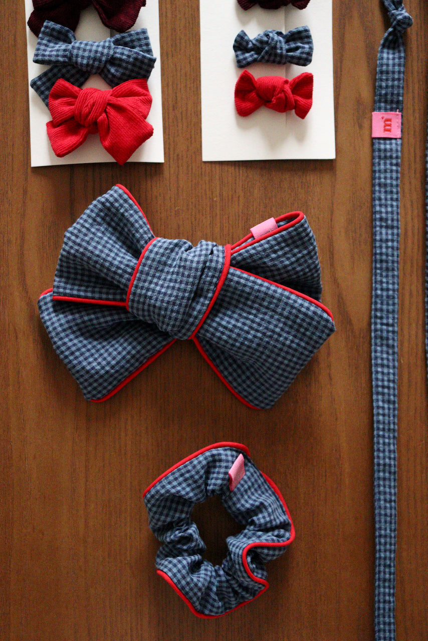 Anja Seersucker bleu