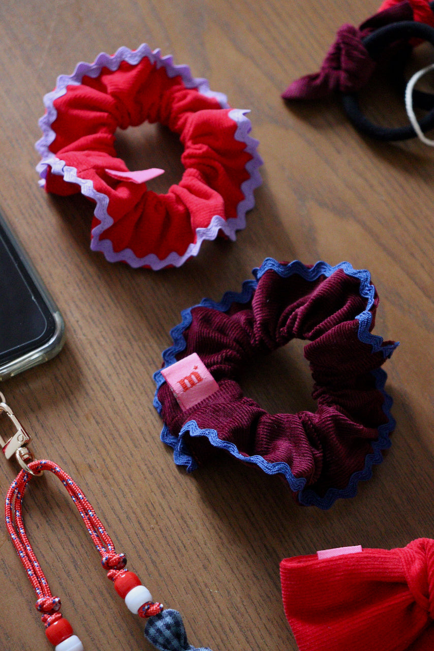 Kelly Velours bordeaux