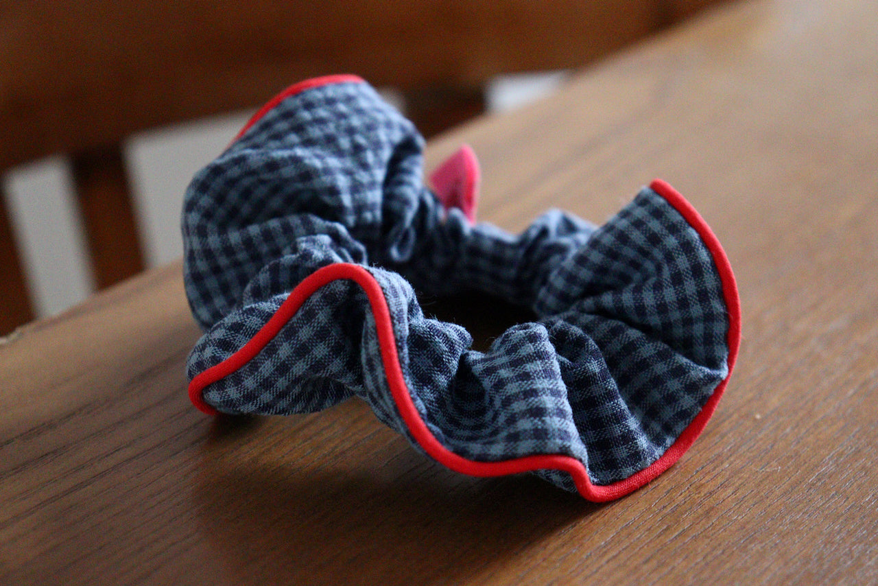 Karlie seersucker bleu