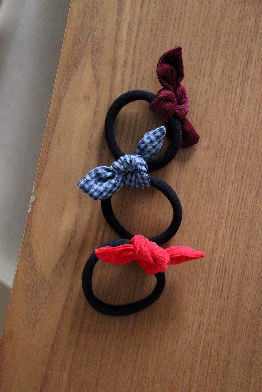 Trio Heidi Girl Seersucker bleu