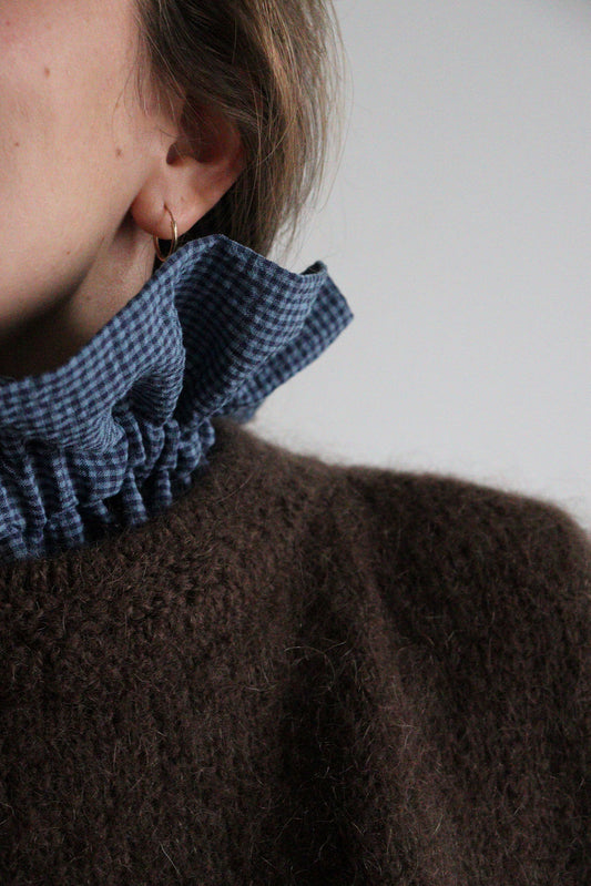 Barry seersucker bleu